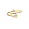 Double Stars Multi Color  Ring